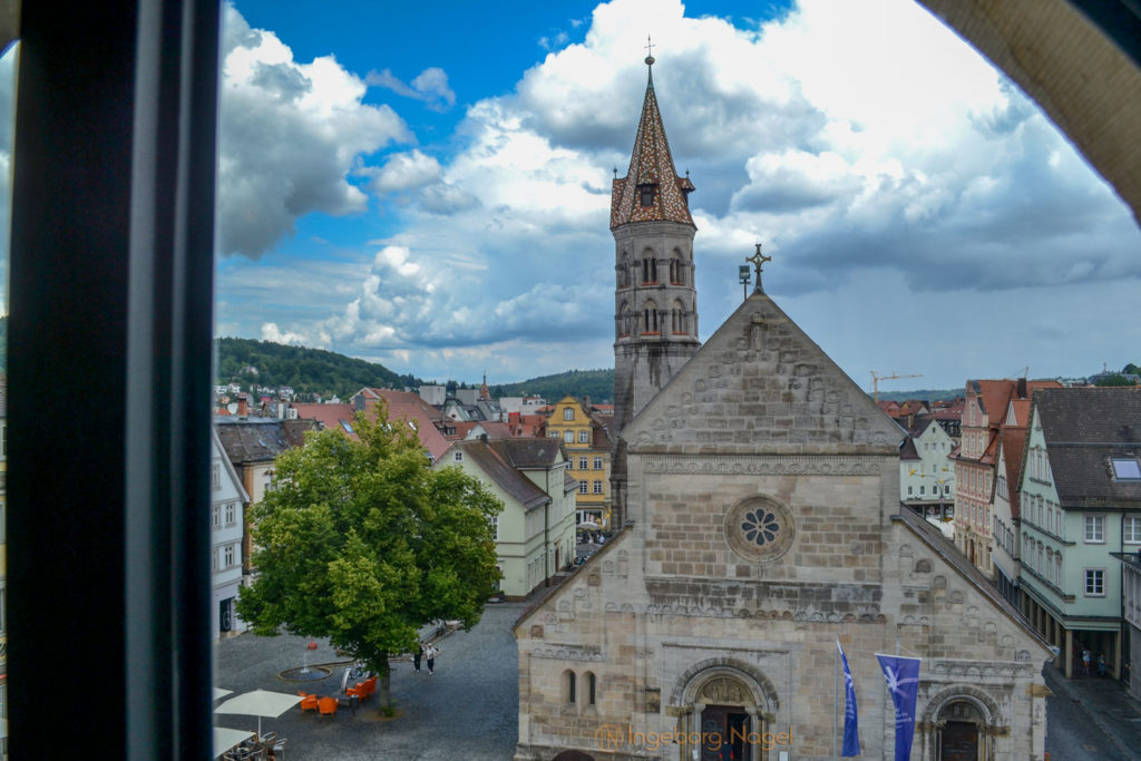 Blick auf Johanniskirche Schwäbisch Gmünd Inges Reiseblog