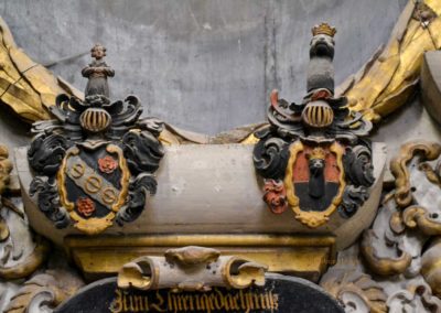 Portal zur barocken Fürstengruft Kaiserdom in Merseburg