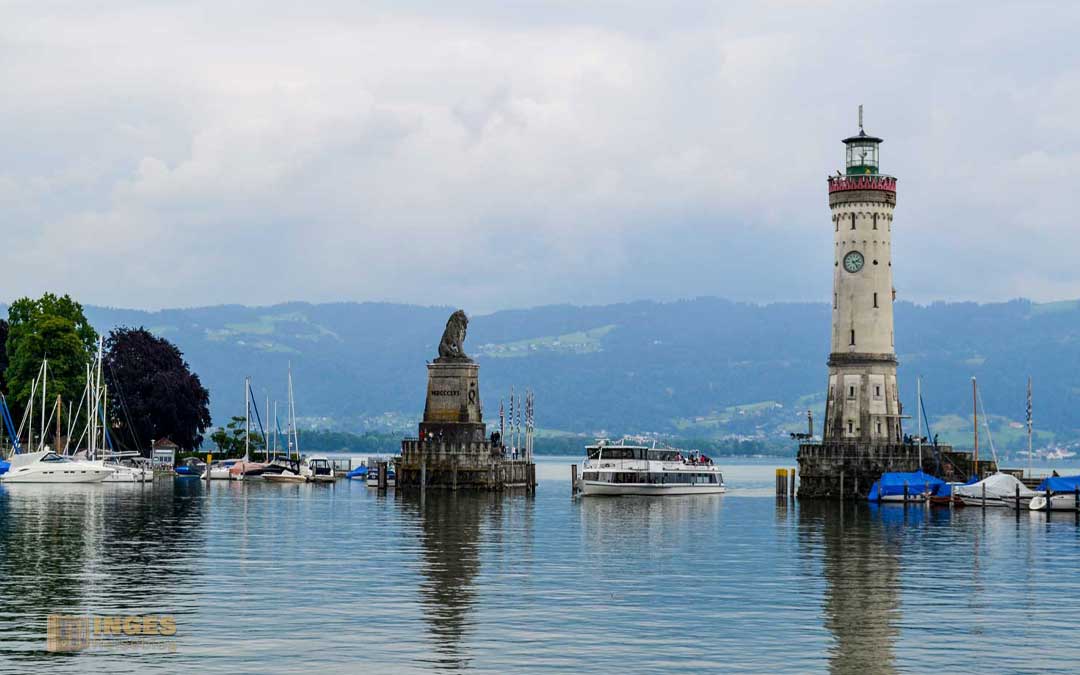 Hafeneinfahrt Lindau am Bodensee