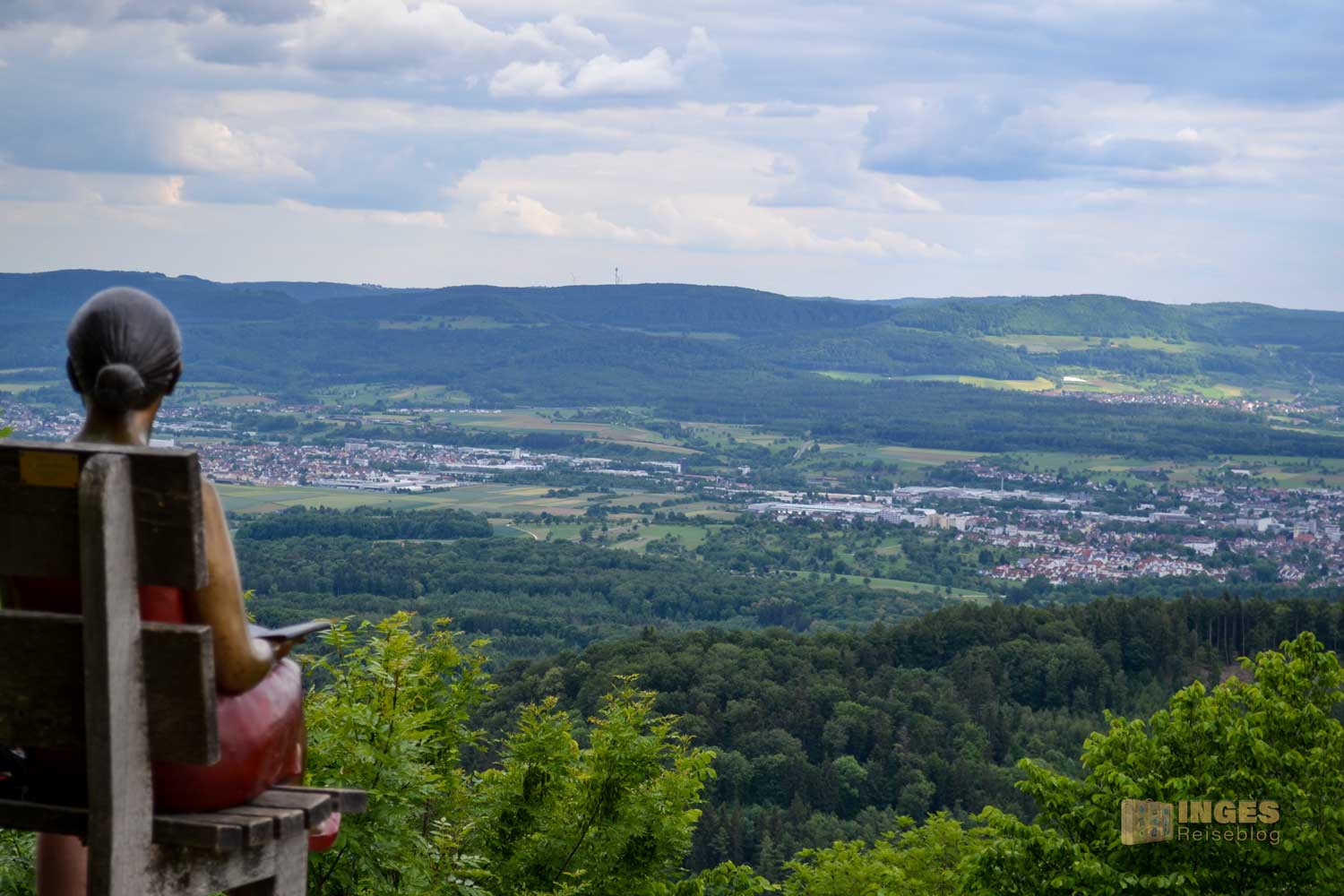 Ausblicke von der Burg Hohenstaufen