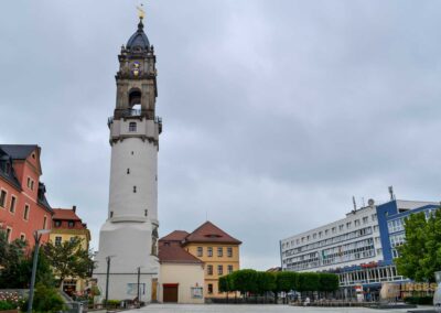 Reichenturm und Kornmarkt in Bautzen