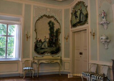 Der Watteau-Saal im Schloss Pillnitz