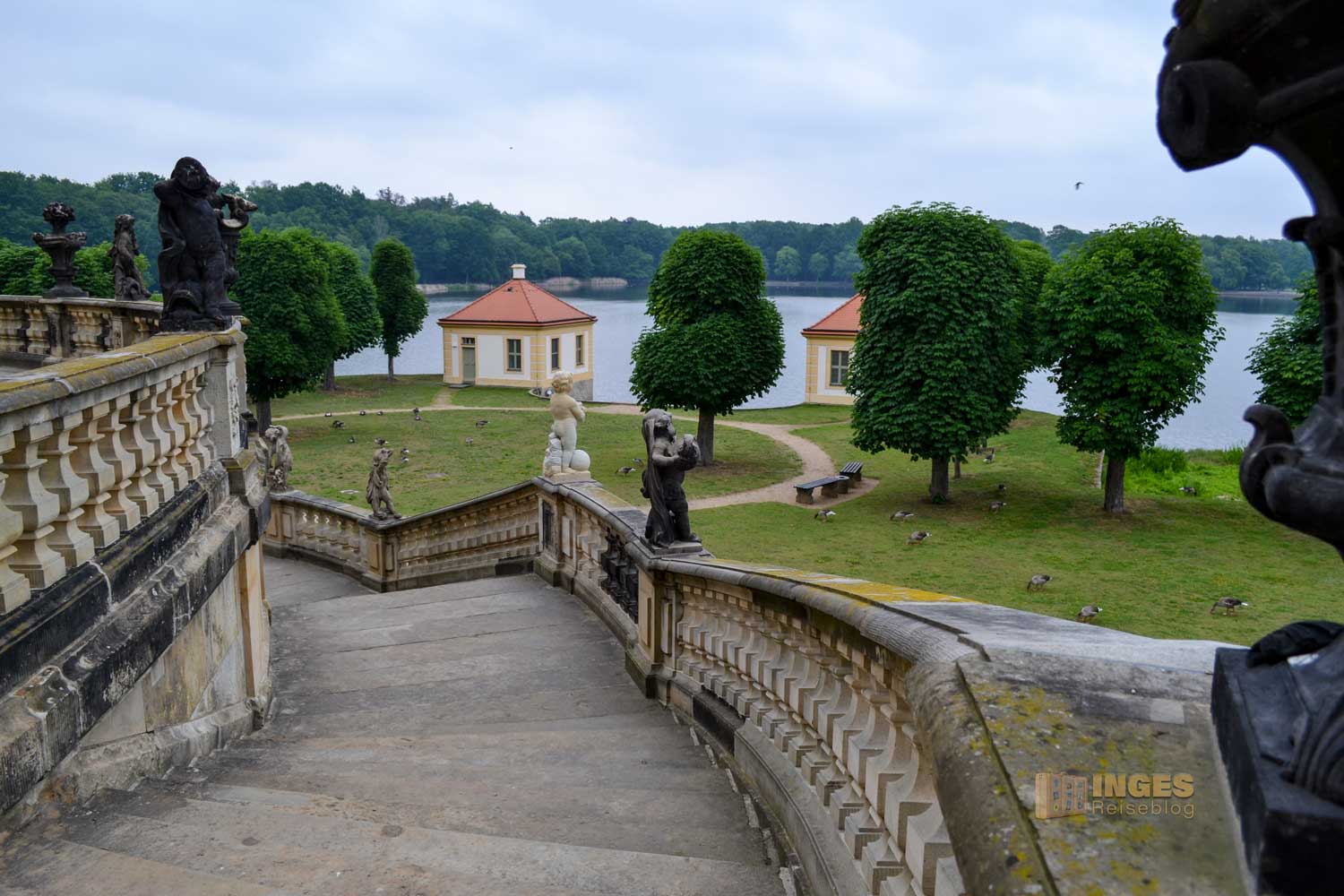 Terrassenanlage auf Schloss Moritzburg