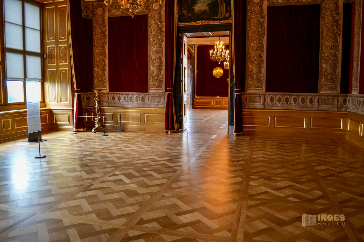 Vorzimmer im Residenzschloss in Dresden