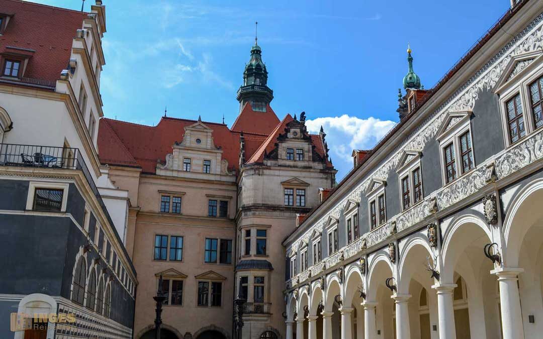 Stallhof und Residenzschloss in Dresden