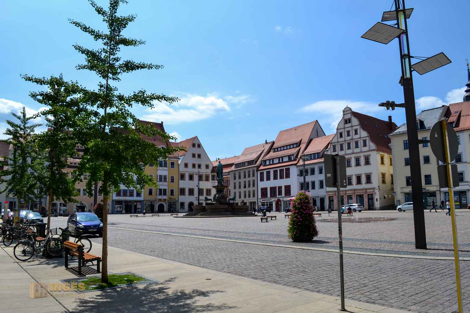 Obermarkt Silberstadt Freiberg