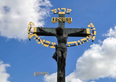 Das Kruzifix auf der Karlsbrücke in Prag