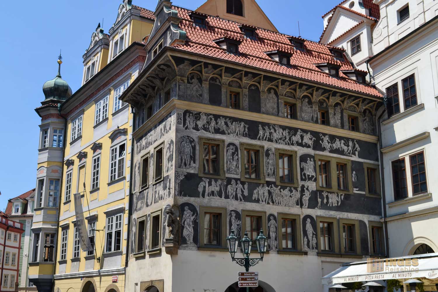 Haus zur Minute in der Prager Altstadt