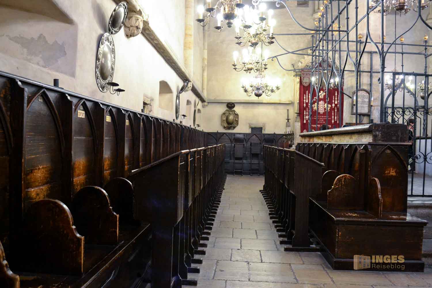 Altneu-Synagoge in der Prager Josefstadt