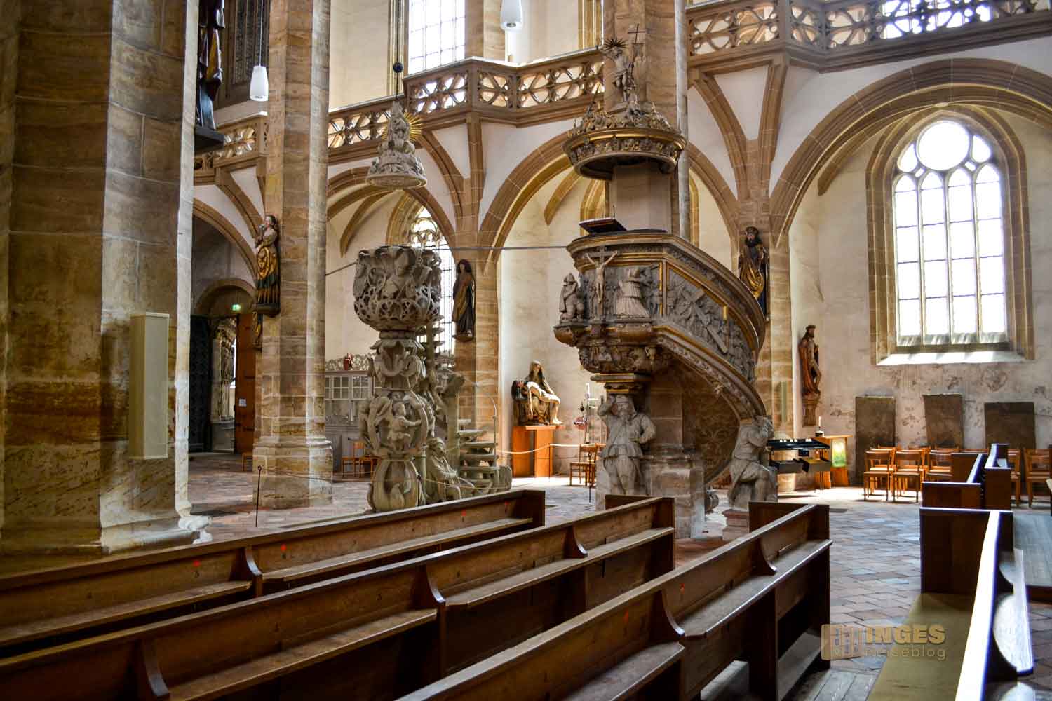 Tulpenkanzel und Bergmannskanzel Dom St. Marien zu Freiberg