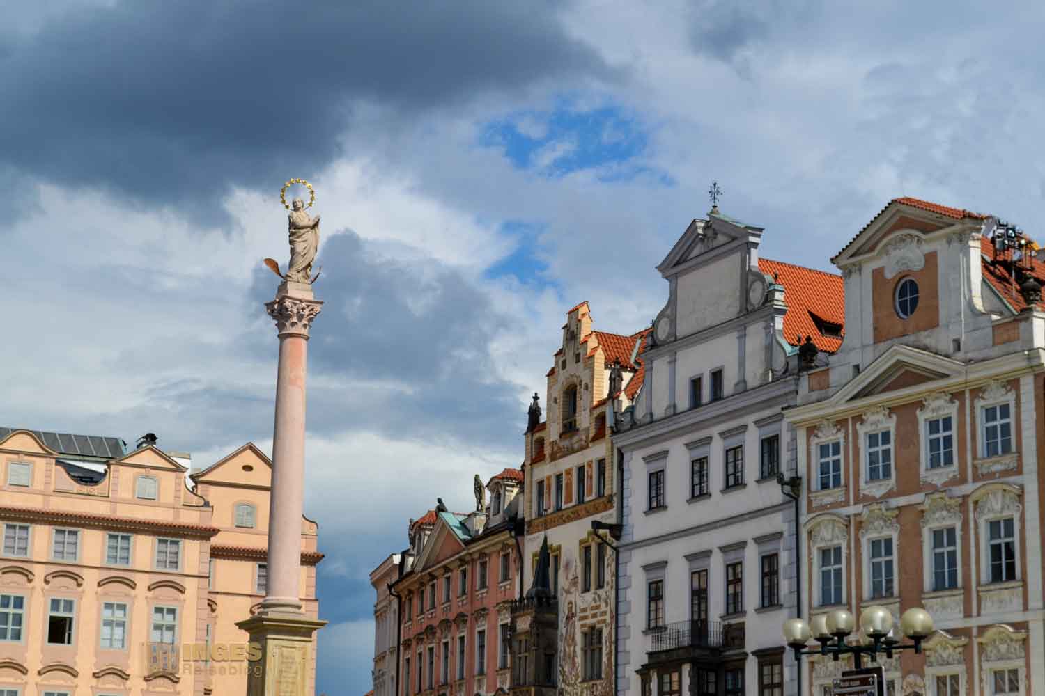 Gebäude am Altstädter Ring in der Prager Altstadt