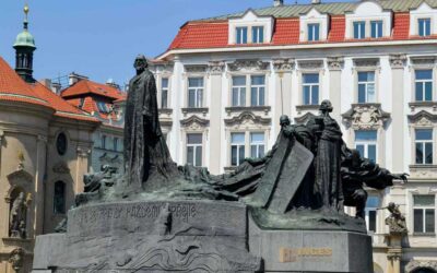 Jan-Hus-Denkmal in der Prager Altstadt