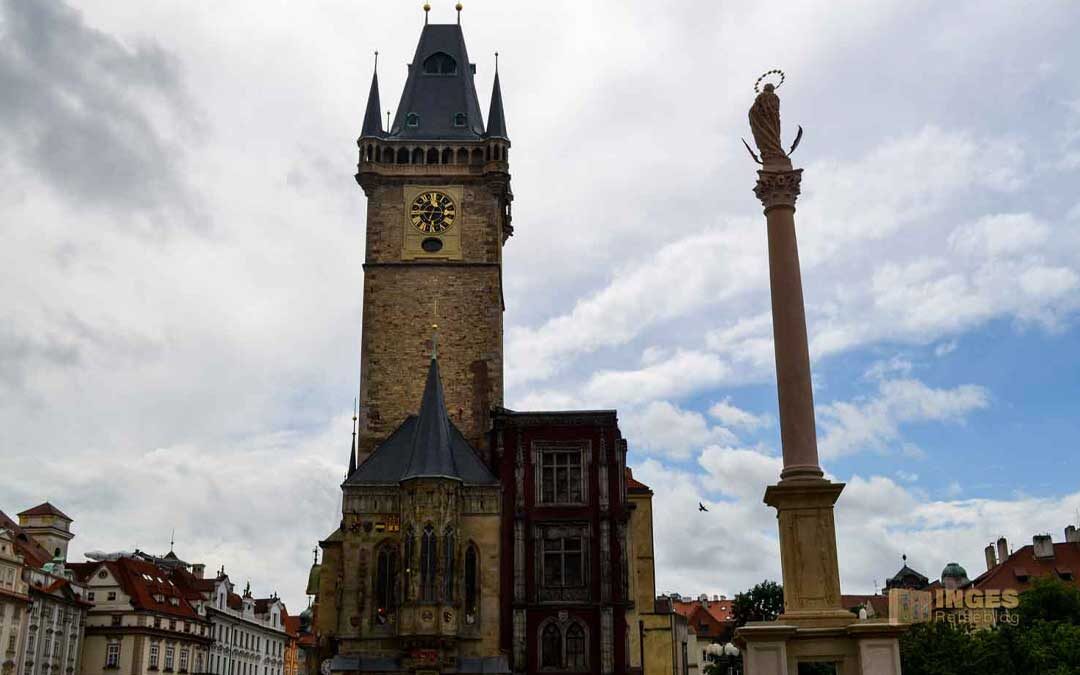 Altstädter Rathaus und Astronomische Uhr in Prag