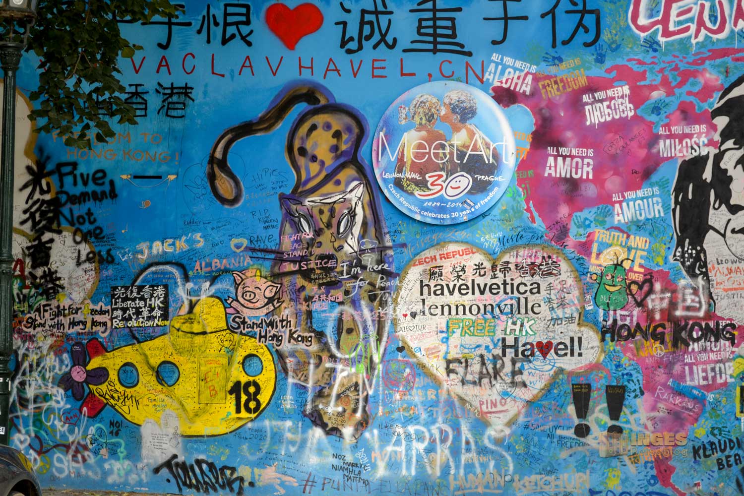 John Lennon Mauer Prager Kleinseite 0361