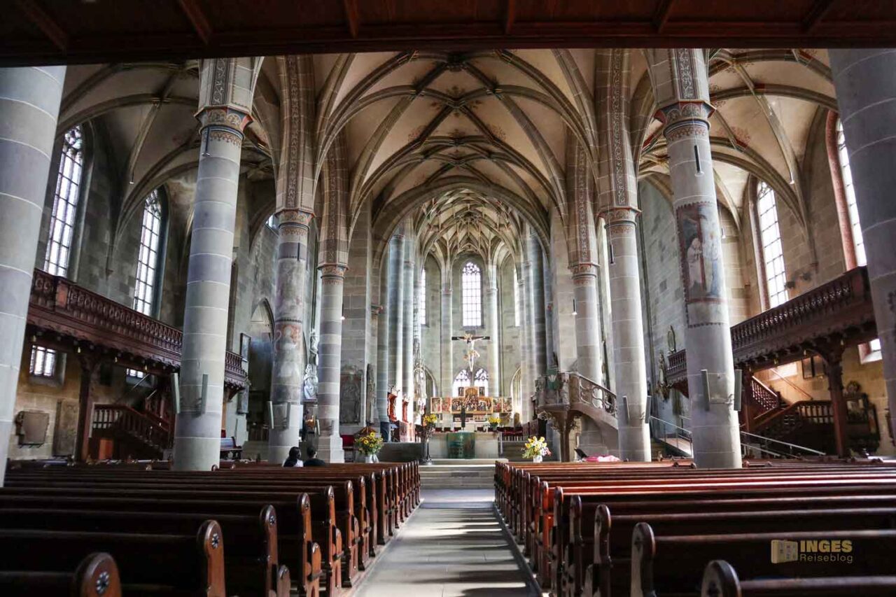 In der Kirche St. Michael in Schwäbisch Hall