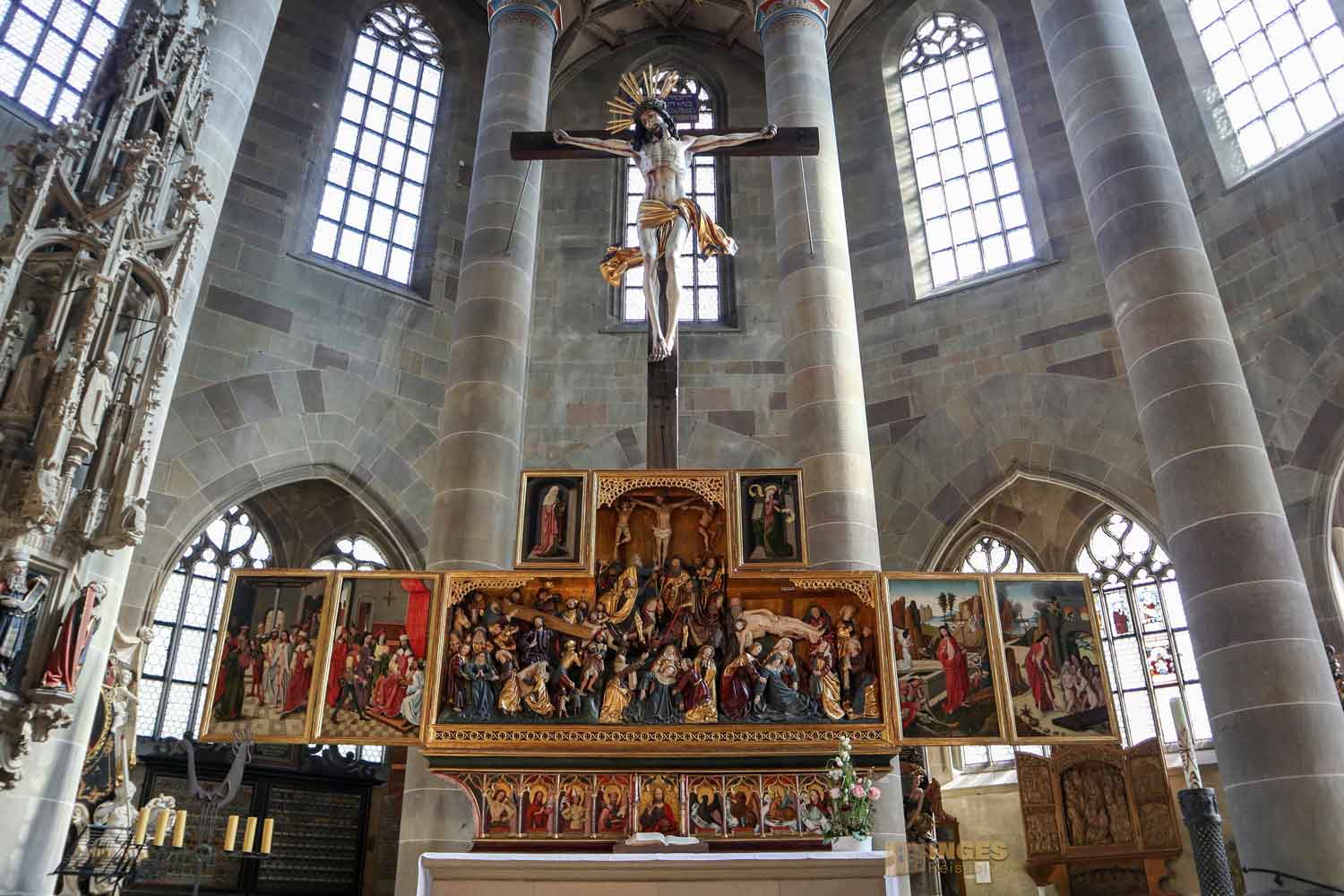 Hochaltar in der Kirche St. Michael in Schwäbisch Hall