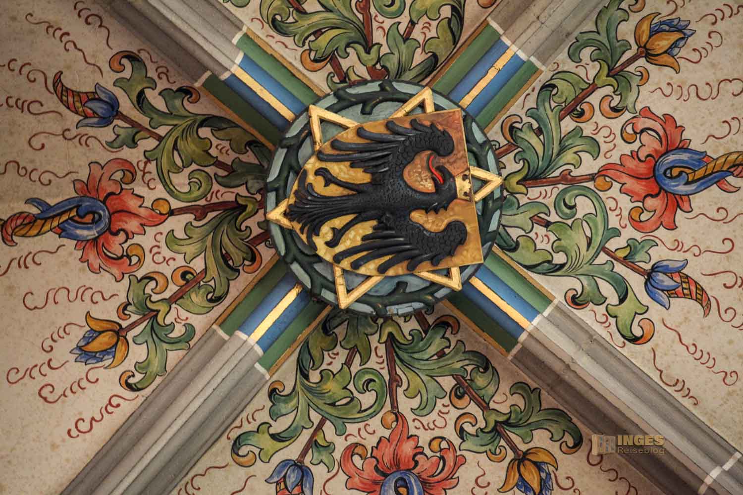 Deckengewölbe in der Kirche St. Michael in Schwäbisch Hall