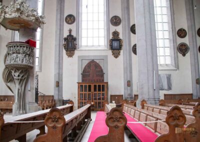 Kanzel in der Kirche St. Georg in Nördlingen