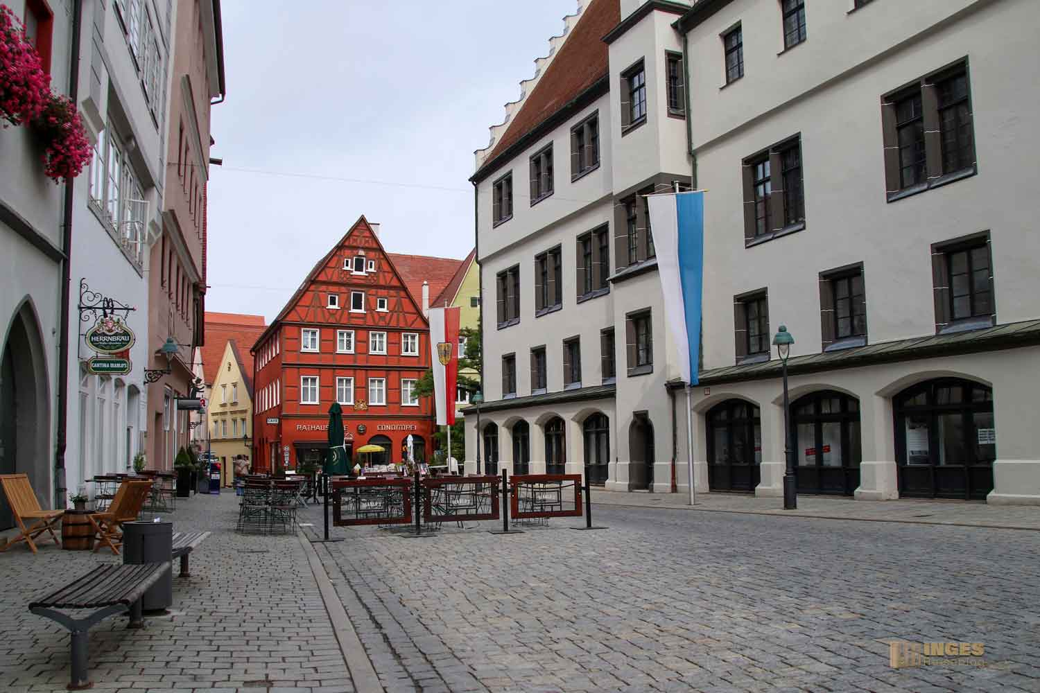 Marktplatz in Nördlingen