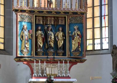Hochaltar in der St. Salvator Kirche in Nördlingen