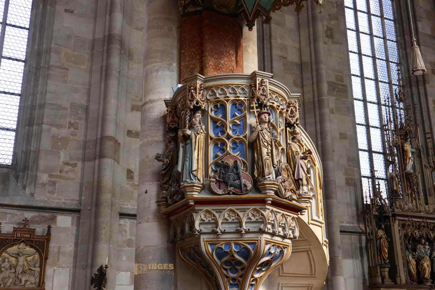 Kanzel Münster St. MGeorg in Dinkelsbühl