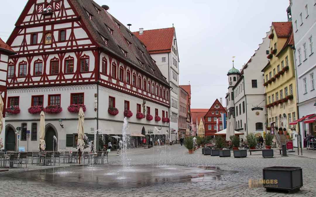 Marktplatz in Nördlingen