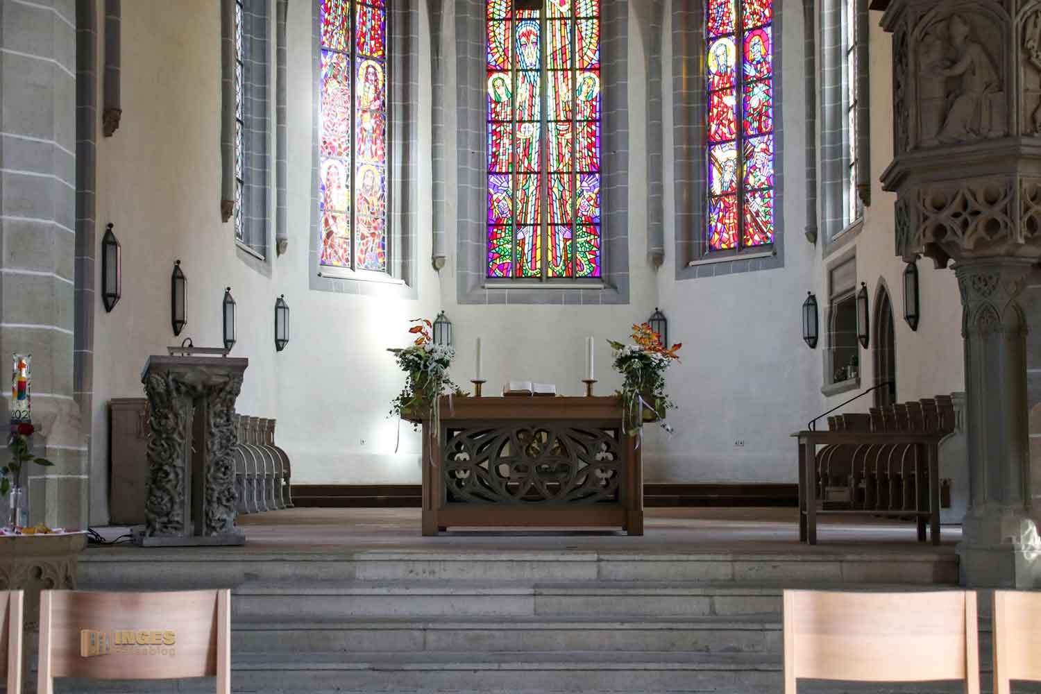 Altarraum Michaelskirche Waiblingen 0825