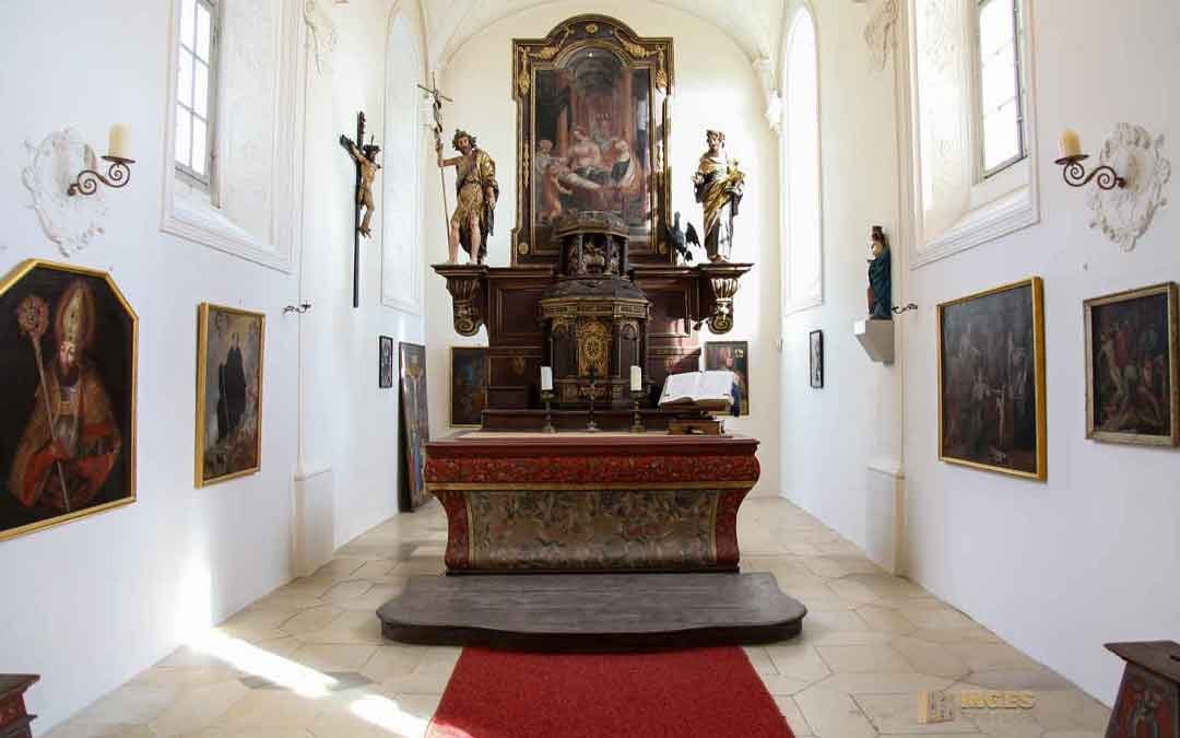 Die Schlosskapelle St. Wendelin im Schloss ob Ellwangen