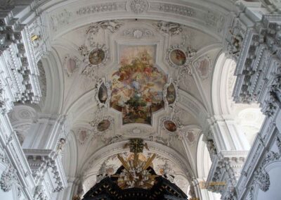 Deckenfresken in der Wallfahrtskirche Schönenberg bei Ellwangen