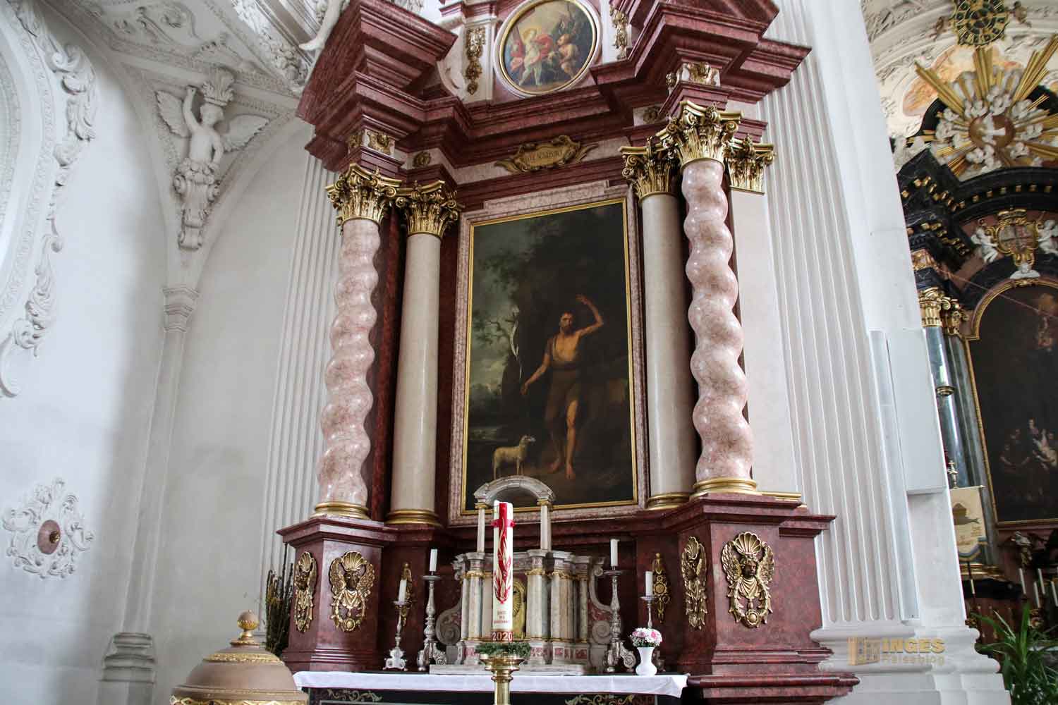 Johannesaltar in der Wallfahrtskirche Schönenberg bei Ellwangen