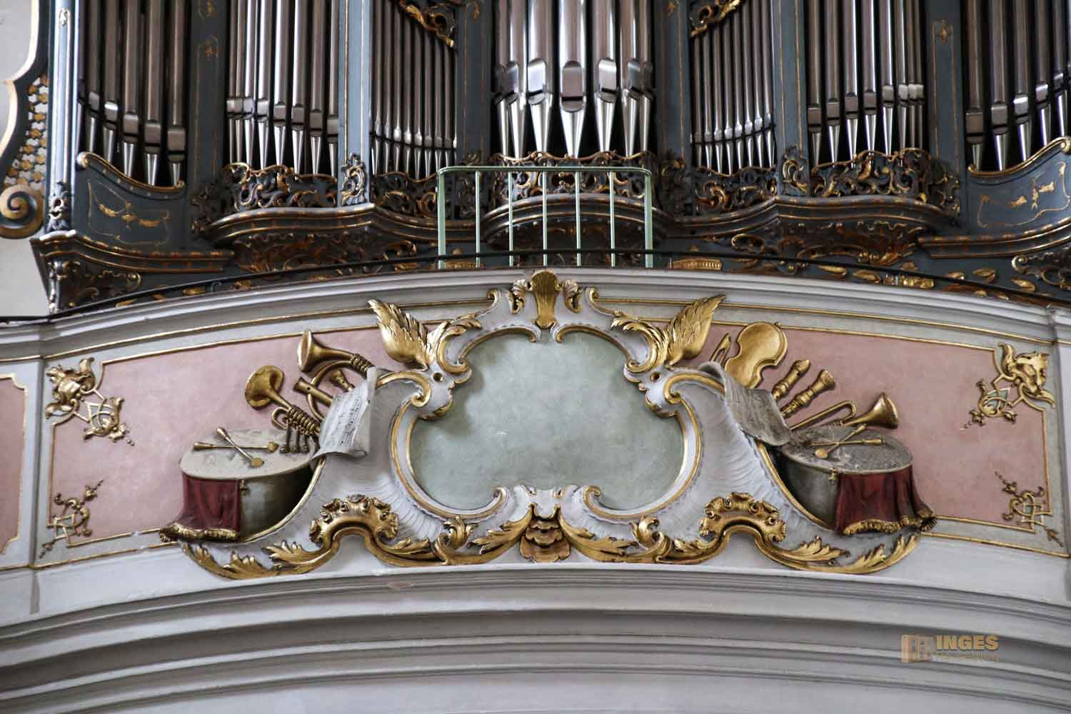 Orgel Basilika St. Vitus in Ellwangen im Ostalbkreis 0329