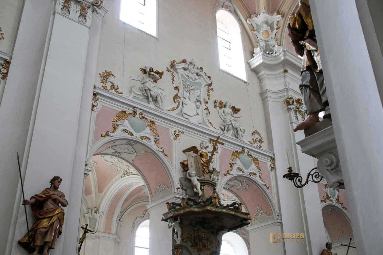 Kanzel in der Basilika St. Vitus in Ellwangen