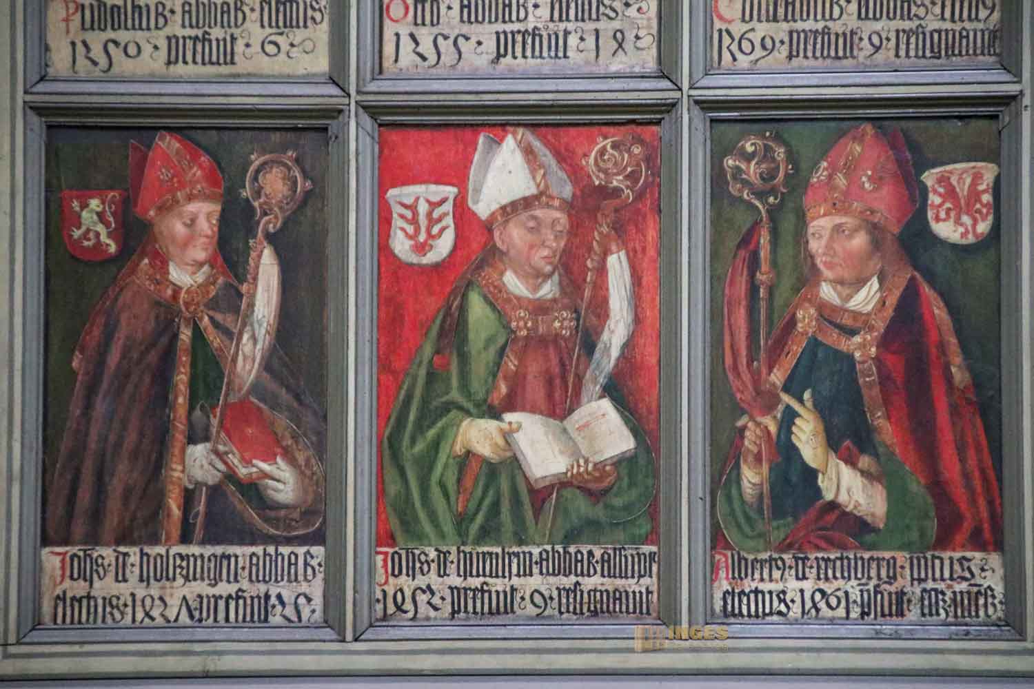 Galerie der Ellwanger Fürstpröpste in der Basilika St. Vitus in Ellwangen