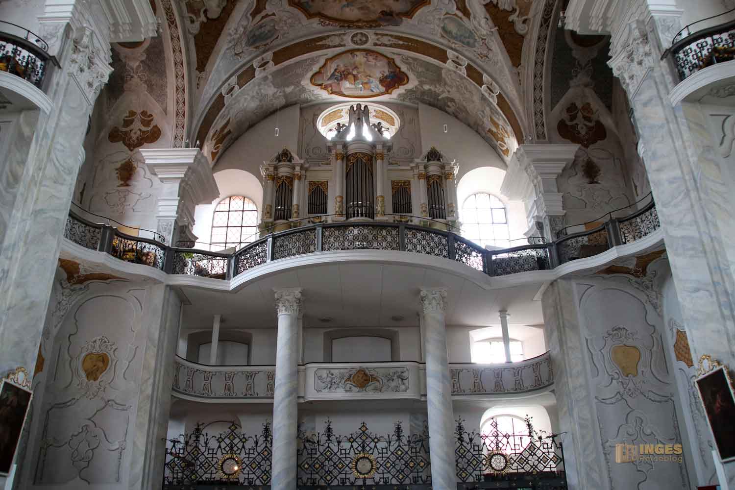 Orgel evangelische Stadtkirche Ellwangen im Ostalbkreis 0575