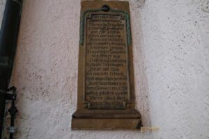 Gedenktafel Pfarrkirche Wissgoldingen 0306