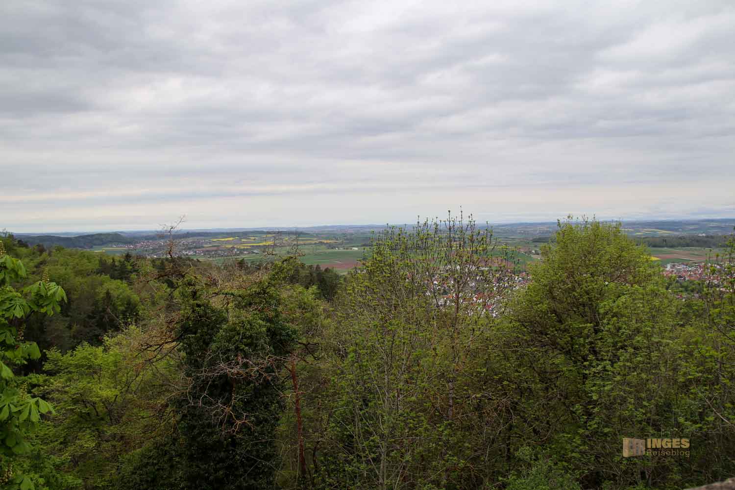 Ausblick von Schloss Hohenentringen 4541