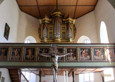 Orgelempore evang. Kirche Essingen 2706