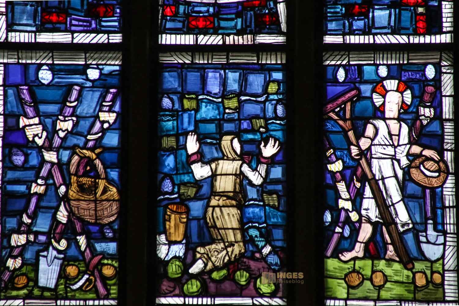 Chorfenster in der Hauptkirche St. Jacobi Hamburg 7084
