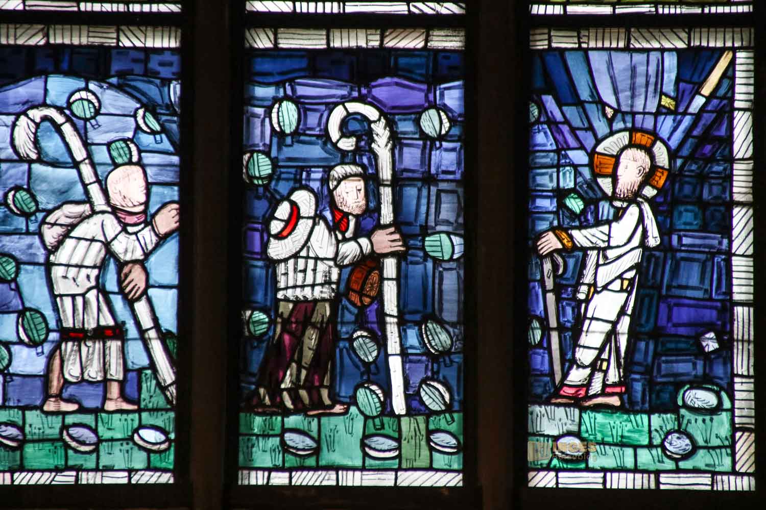 Chorfenster in der Hauptkirche St. Jacobi Hamburg 7086