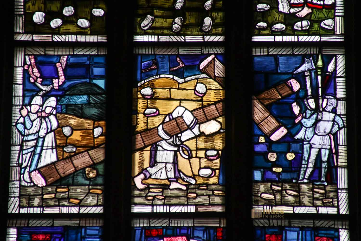 Chorfenster in der Hauptkirche St. Jacobi Hamburg 7090