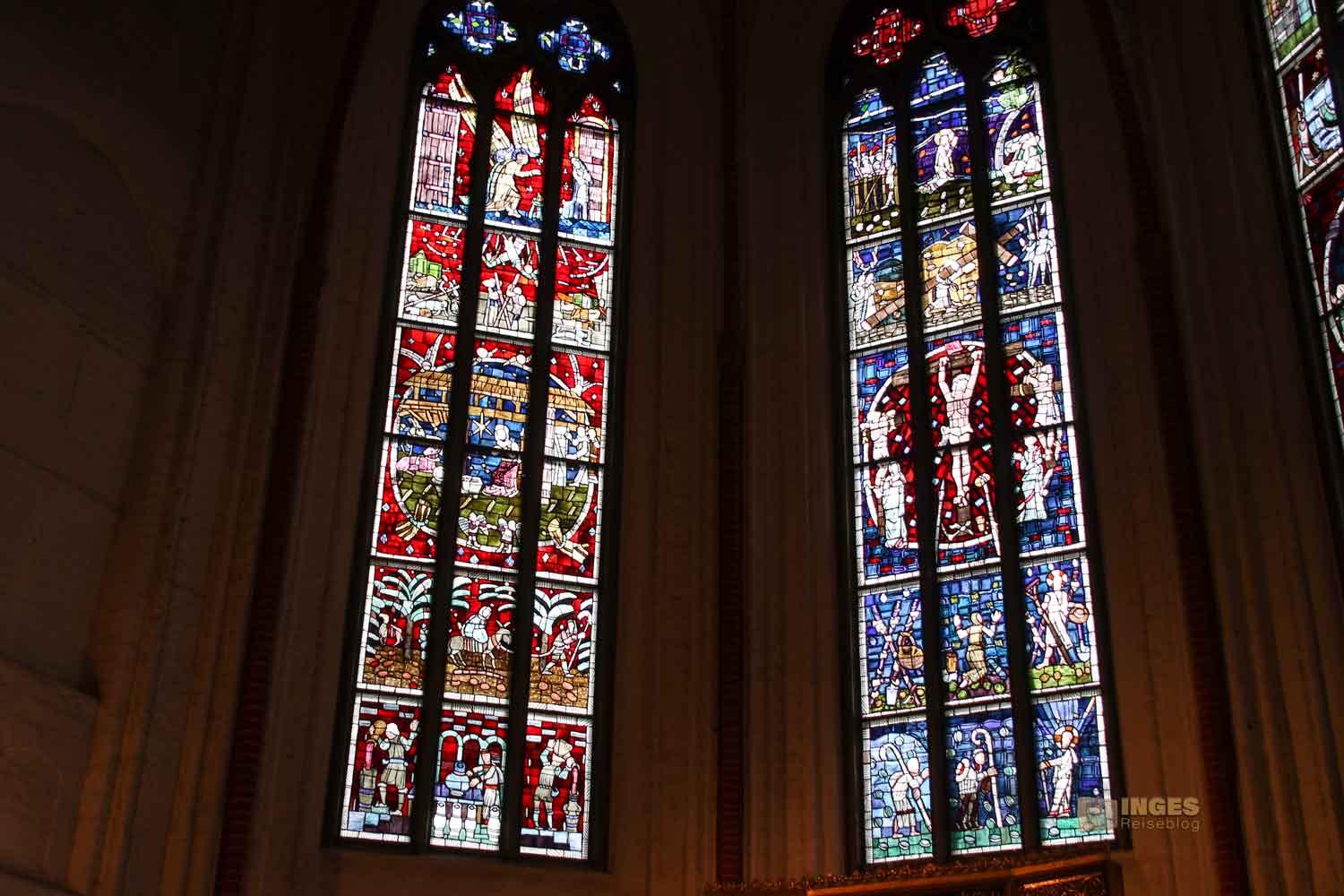 Chorfenster in der Hauptkirche St. Jacobi Hamburg 7121