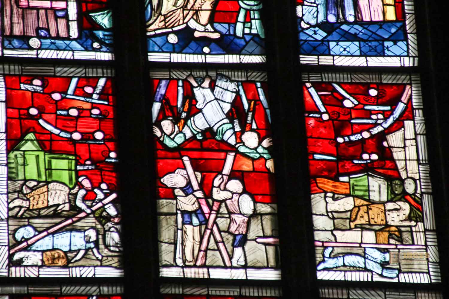 Chorfenster in der Hauptkirche St. Jacobi Hamburg 7125