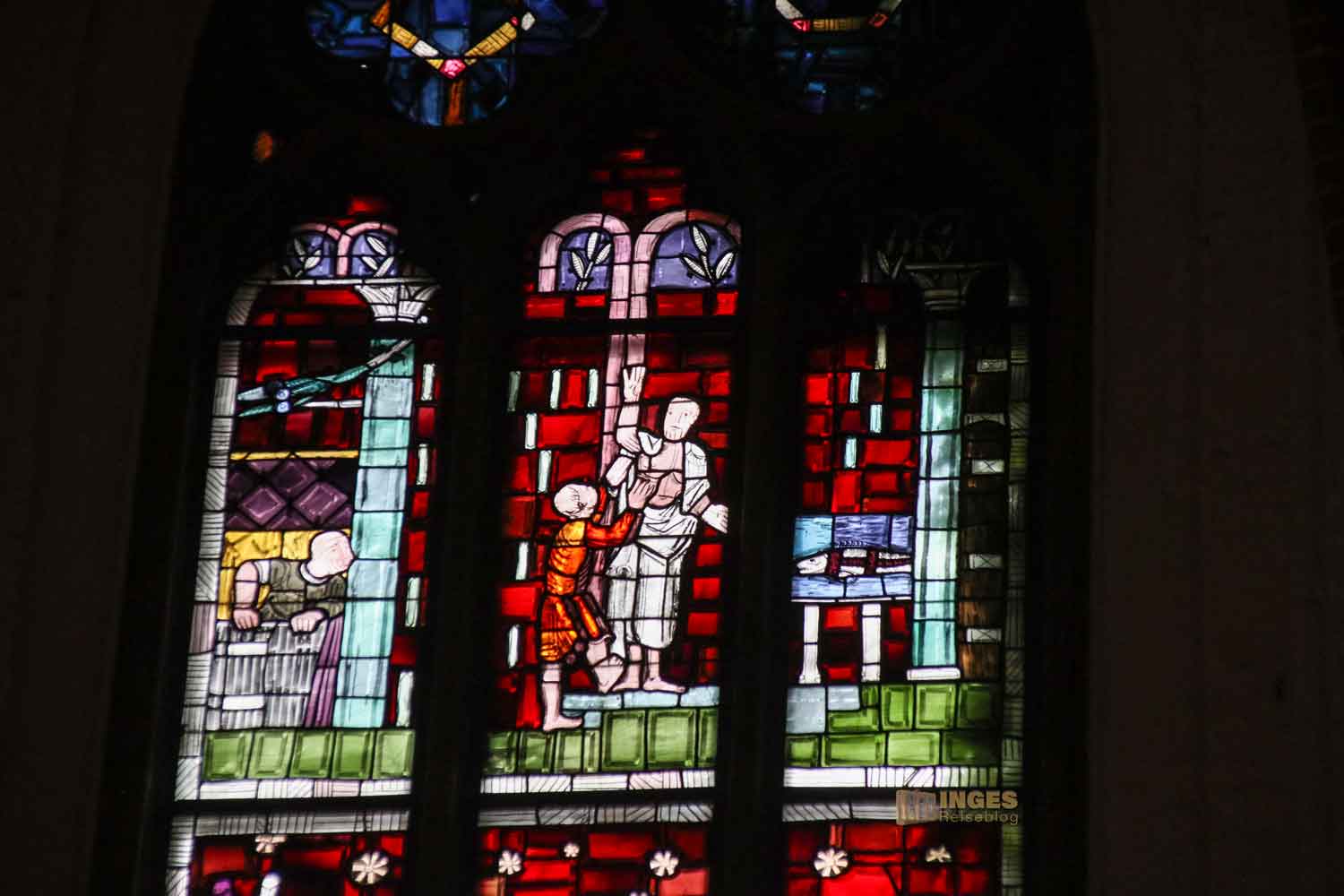 Chorfenster in der Hauptkirche St. Jacobi Hamburg 7164