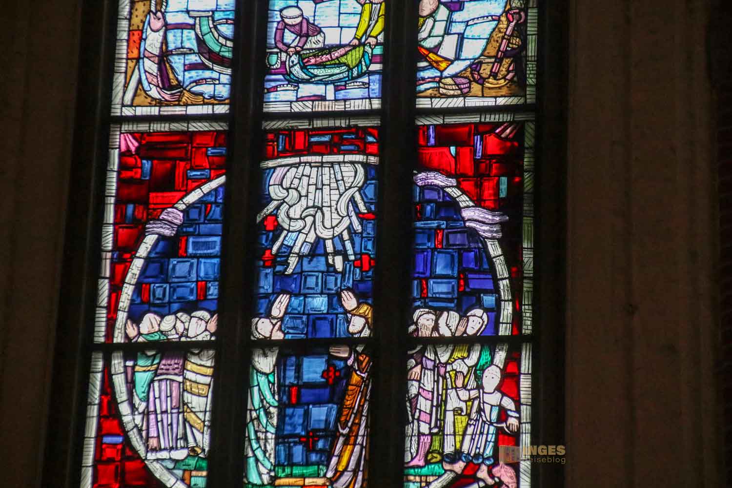 Chorfenster in der Hauptkirche St. Jacobi Hamburg 7166