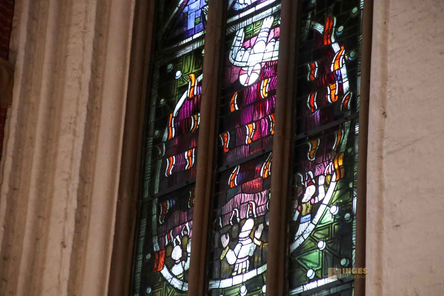 Chorfenster in der Hauptkirche St. Jacobi Hamburg 7168
