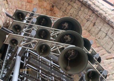 das Carillon im Turm von St. Nikolai in Hamburg 7659