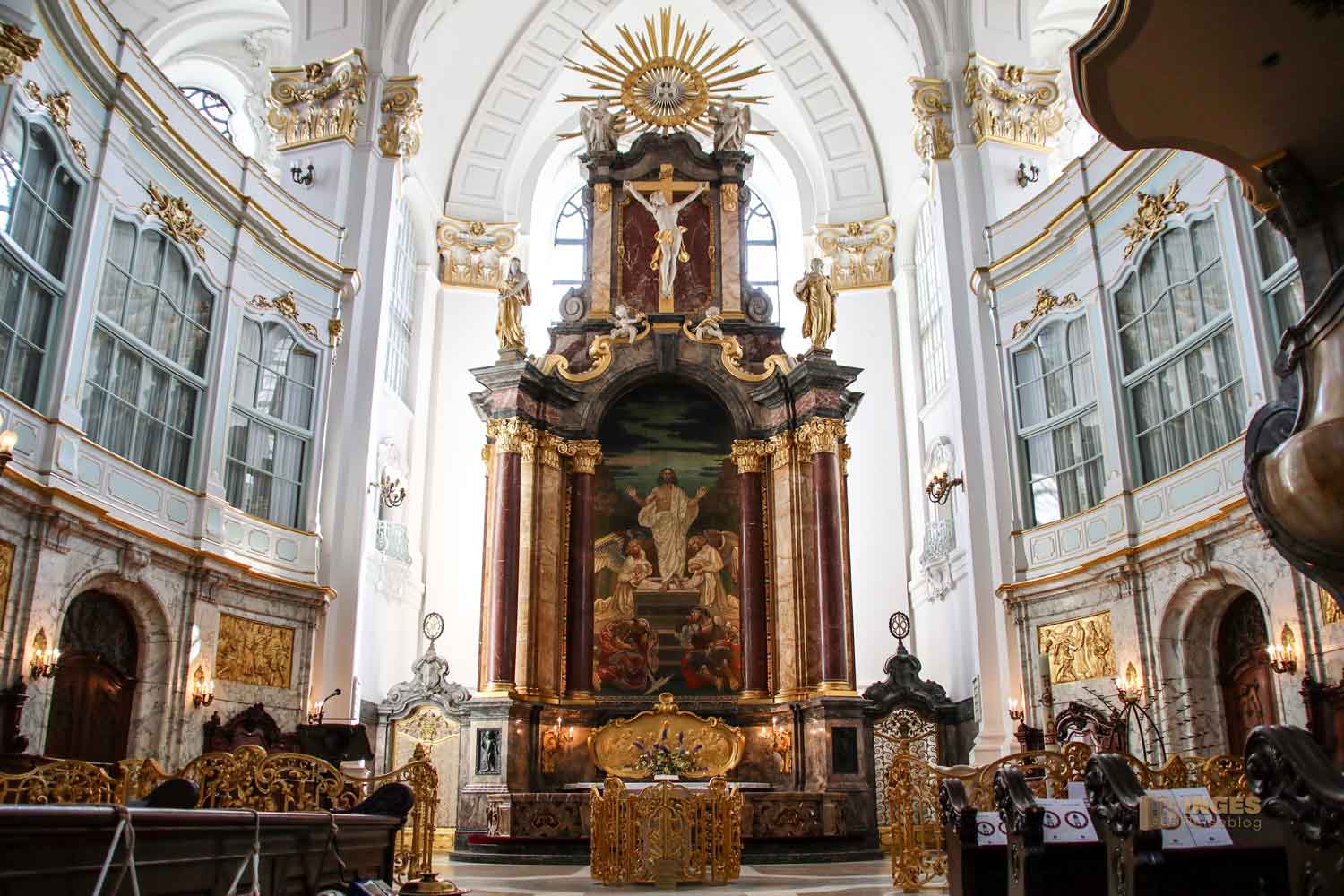 Altar Hauptkirche St. Michaelis Hamburg 8359