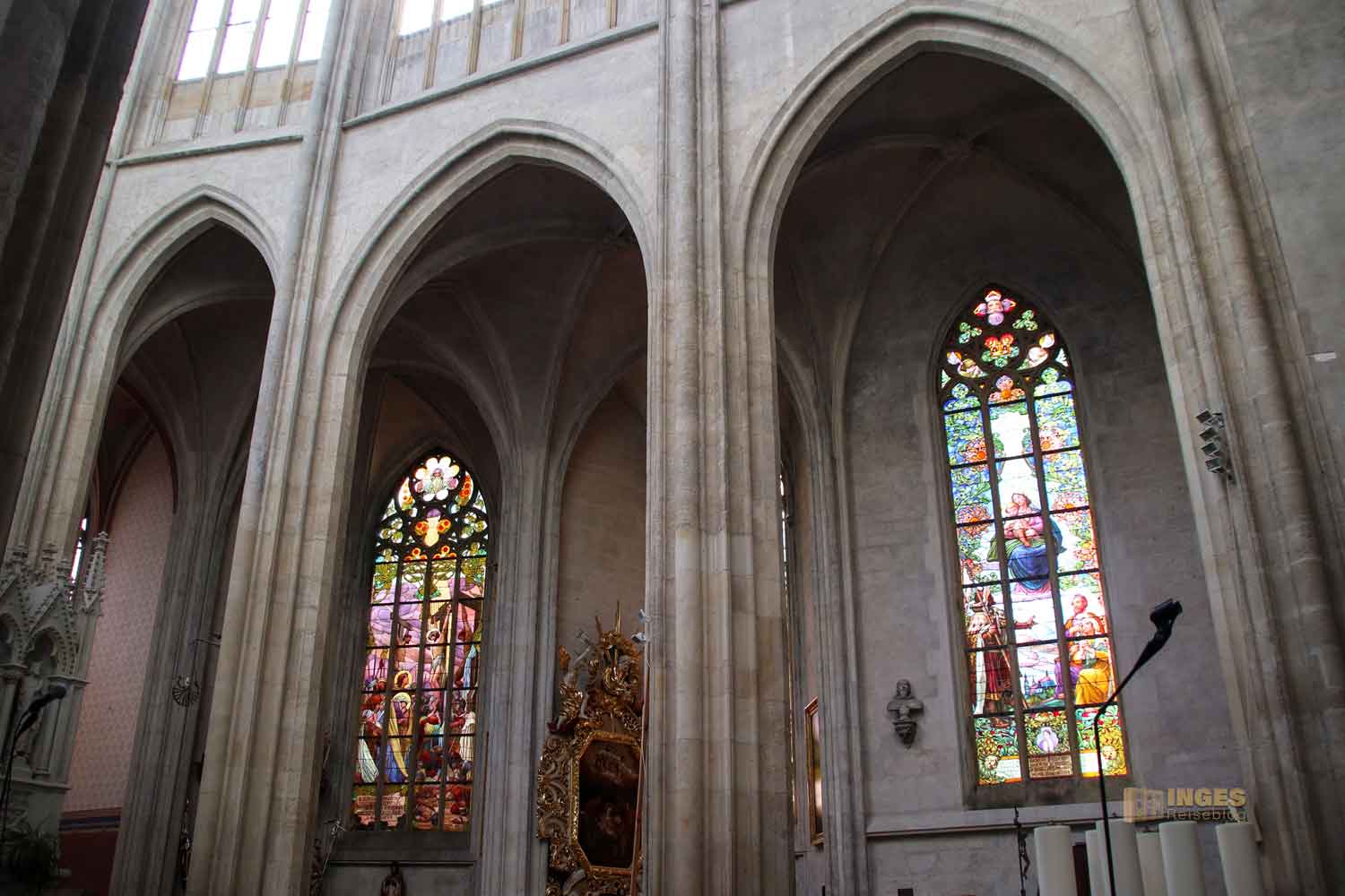 kirchenfenster bartholomaeuskirche kolin 1445