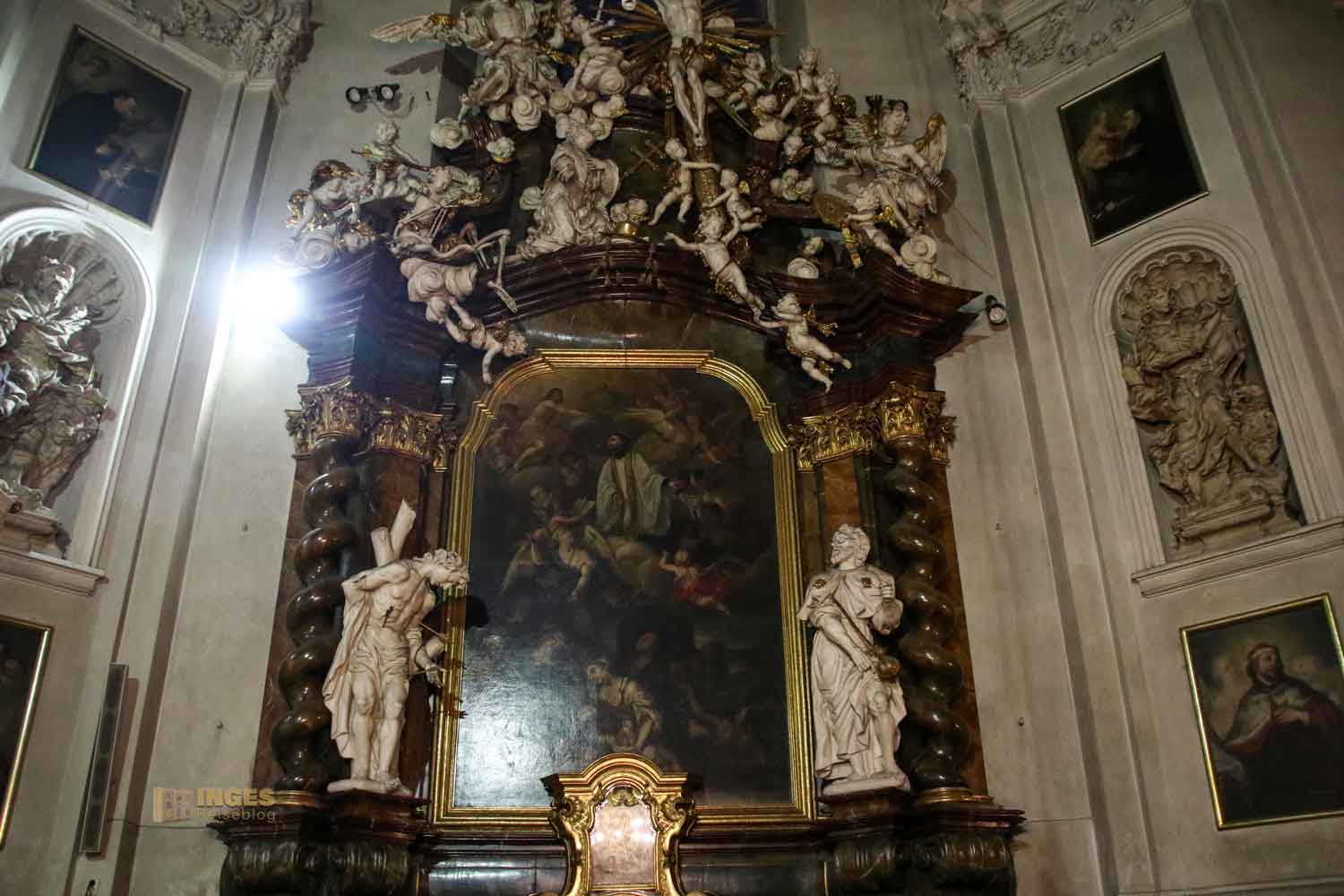 seitenaltäre kathedrale st.clemens Prager Altstadt 0367