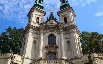 Die Kirche St. Johannes Nepomuk am Felsen in Prag